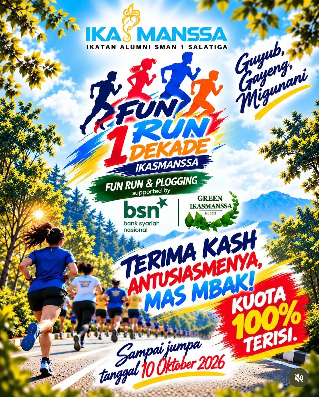 FUN RUN 1 DEKADE IKASMANSSA AND PLOGGING 2026